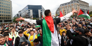 طلبة جامعيون في بلجيكا يحتجون ضد  حرب الإبادة على غزة