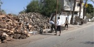 خاص بالفيديو|| "الحطب".. وقود الفقير ونور الغني في شتاء غزة