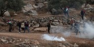نابلس: إصابات بالاختناق خلال قمع الاحتلال مسيرة مناهضة للاستيطان
