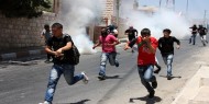 إصابات بالرصاص والعشرات الاختناق خلال مواجهات مع الاحتلال في نابلس