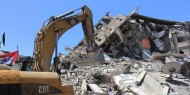 أشغال غزة تشرع بهدم مباني آيلة للسقوط نتيجة العدوان
