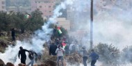 إصابة مواطن بالرصاص والعشرات بالاختناق خلال مواجهات مع الاحتلال على جبل صبيح